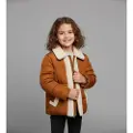 Save the Duck for girl. J32338G-MEGA21 Bomber jacket Moli camel (12 Años), Brown, Casual, Nylon, children's fashion