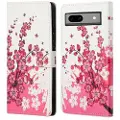 Mtp Products Google Pixel 8a Style Series Lommebok-deksel - Rosa Blomster