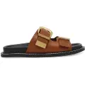 Steve madden for woman. SM19000133 Brown Arch-E Sandals (36), Flat, None, Casual