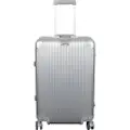 Borg Living Aluminiums koffert - Sølvfarget - 68 liter - Luksuriøs reisekoffert med TSA-lås