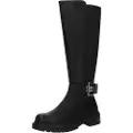 Mtng for woman. 54732 Boots Almost black (36), 3 to 5 cm, Zip, Casual