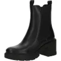 Mustang for woman. 55343 Ankle boots Praga black (39), 3 to 5 cm, Zip, Casual
