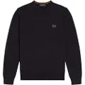 Fred perry for man. K9601 Classic navy jumper (S), Casual, Wool