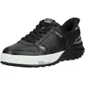 SKECHERS for man. 251170 Sizzle Snoop Snoop Sizzle Toke Leather Sneakers black (41), Flat, Laces, Casual