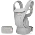 Ergobaby Omni Deluxe Mesh Bæresele - Pearl Grey
