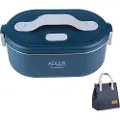 24hShop Elektrisk matboks med bærepose, 0,8 liter, 48W - Blå