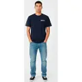 Deus Ex Machina for man. DMF251271C Beams navy T-shirt (M), Casual, Cotton, Short sleeve
