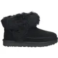 Ugg for woman. 1173832 Classic Ultra Mini Chalet Leather Ankle Boots black (39), Flat, None, Casual, Homewear