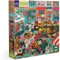 Eeboo Grønt Marked-puslespill Engelsk 1000 Stykker