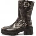 Art for woman. 1139712EH003_001 Leather Ankle Boots 1397 York grey (41), 3 to 5 cm, Zip, Casual
