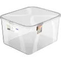 Rotho Oppbevaringsbeholder med lokk 25 L ARCO transparent