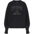 GUESS for woman. W5YR26Z26I2 Sweatshirt logo black (XS), Casual, Cotton