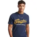Superdry Vintage Scripted College Kortarmet T-skjorte