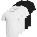 Jack & Jones Organic Basic 5 Pack Kortarmet T-skjorte