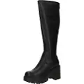 Mustang for woman. 54890 Saba boots black (37), 5 to 8 cm, Zip, Casual