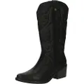 Mtng for woman. 59794 Tanubis boots black (38), 5 to 8 cm, Zip, Casual