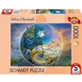 Adlibris Yin & Yang Mountain World Puslespill 1000 Brikker Schmidt