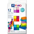 Staedtler FIMO Leire Brilliant Colours 12x25g Staedtler