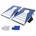 Vevor Cornhole-sett, 3x2 fot Corn Hole-spillbrett, værbestandig bærbart kastebrett i aluminium, sammenleggbart Cornhole-spillbrett for innendørs og utendørs bruk for voksne, inkludert 8 bønneposer, fo