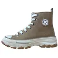 Xti Kids for girl. 15132106-TAUPE Trainers 151321 brown (34), Flat, 1 to 3 cm, Laces, Casual, children's fashion