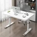 24hShop Ergonomisk Hev- og Senkbart Skrivebord 100x60 cm – Justerbar Høyde 63-90 cm, Hvitt