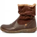 El naturalista for woman. 2N7584120005_012 Leather ankle boots N758 Soft Nappa brown (41), Flat, Zip, Casual