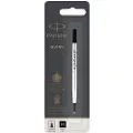 Parker Rollerball Pen Refill | Medium Point | Black QUINK Ink | 1 Count