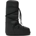 Moon boot unisex. 80D1402760 Icon Rubber Boots black (39/41), Flat, Laces, Casual