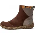 El naturalista for woman. 2545011EO005_0MU Brown leather ankle boots N5450 (39), Flat, Zip, Casual