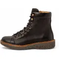 El naturalista for woman. 255724010005_001 Leather ankle boots N5572 Soft black (36), Flat, Zip, Casual