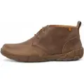 El naturalista for man. 256181LY0005_020 Leather ankle boots N5618 Arizona beige (46), Brown, Flat, Laces, Casual