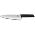 Victorinox Swiss Modern Kitchen Knife With Extra-Wide Blade, svart