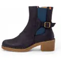 El naturalista for woman. 2566911NF005_0B0 Leather ankle boots N5669 blue (41), 3 to 5 cm, Zip, Casual