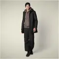 Save the Duck for man. D41584M-WOLT21 Parka Sid black (XL), Casual, Polyamide