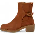 El naturalista for woman. 2566911ND005_023 Leather ankle boots N5669 leather (37), Brown, 3 to 5 cm, Zip, Classic