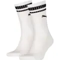 Puma Crew Heritage Stripe Socks Unisex (2-Pack), Clothing, White, 35-38