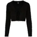 Urban Classics Tied Cropped Feather Cardigan