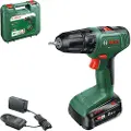 Bosch EasyImpact 18V-38 kombimaskin inkl. 2,5 Ah batteri og koffert (0615A5008L)