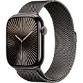 Apple Watch Series 10 GPS + Cellular 42mm - Slate Titanium Case with Slate Milanese Loop
