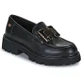 Xti for woman. 14442902-NEGRO Moccasins 144429 black (37), 3 to 5 cm, None, Casual, Classic