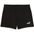 Puma ESS Small No. 1 Logo 4''Shorts Women, Clothing, Black, S
