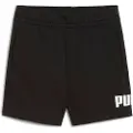 Puma ESS No. 1 Logo Shorts Kids, Clothing, Black, 6-7Y