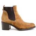 Alpe for woman. 220211 Leather Ankle Boots Anne light brown (37), 5 to 8 cm, None, Casual