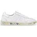 Premiata for woman. BONNIED Bonnied Leather Sneakers white (39), Flat, Laces, Casual