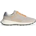 HOFF for man. 22535605 City Mkii beige leather trainers (46), Flat, Laces, Casual, Grey