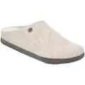 Birkenstock Zermatt Shearling Felt Eggnog Narrow Sandaler