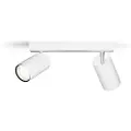 Signify 8720169299092, Spotlight på skinne, GU10, 2 ampuller, LED, 220-240 V, Hvit
