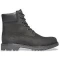 Timberland for woman. TB18658A0011 Leather boots 6 Inch black (35.5 W), Flat, Laces, Casual