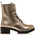 MARIAMARE for woman. 63355 Ankle boots 63355 gold (39), 3 to 5 cm, Laces, Zip, Casual