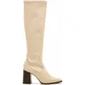 Mtng for woman. 59662 Beige Porto boots (41), 3 to 5 cm, Zip, Casual